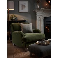 Reine Arm Chair - Peony Wide Cotton Stripe