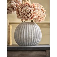 Cara Textured Stone Effect Vase