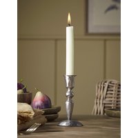 Hammered Iron Dinner Candle Holder