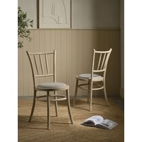 Spindle Back Wooden Dining Chair - Set of