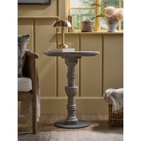 Grey Turned Side Table