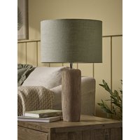 Tall Wooden Sage Table Lamp