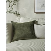 Velvet & Cotton Linen Square Cushion Cover