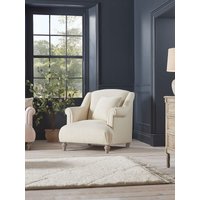 Artes Armchair - Dusky Blue Cotton Stripe