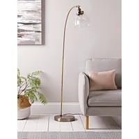 Domed Glass Floor Lamp