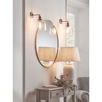 Brass & Glass Wall Light