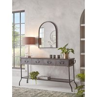 Industrial Iron Console Table