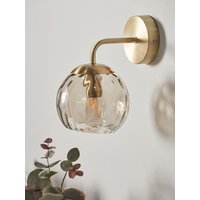 Dimpled Glass Wall Light