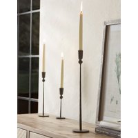 Matte Black Dinner Candle Holder