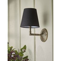 Hammered Antique Brass Wall Light