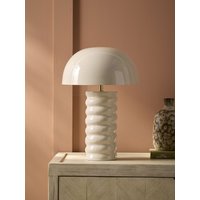 Twisted Enamel Table Lamp