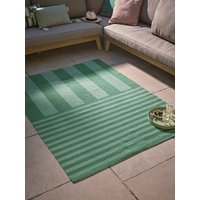 Retro Stripe Indoor Outdoor Rug