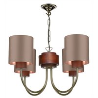 David Hunt Lighting SA SADDLER Light Ceiling Pendant In Antique Brass Fitting Only