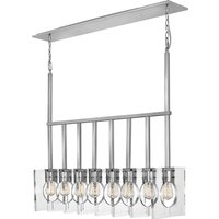 Quintiesse QN-LUDLOW-PN Ludlow Light Bar Ceiling Pendant In Polished Nickel Finish