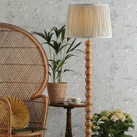 Laura Ashley Maria Wooden Floor Lamp Base Only With Antique Brass Detail LA-Q