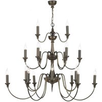 David Hunt Lighting BAI Bailey Light Ceiling Pendant in Bronze
