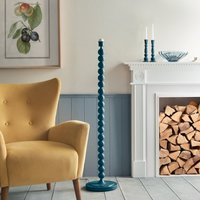 Endon Higgledy Floor Lamp Base In Gloss Marlin Blue Finish