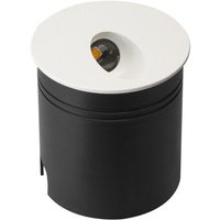 Mantra M Aspen Light Outdoor Watt LED Round Angle Wall Lamp In Sand White