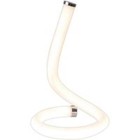 Mantra M Nur II Watt Table Lamp In Polished Chrome And Opal White