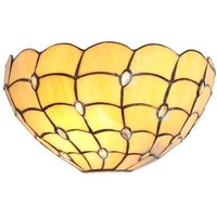 Origin Light Wall Light With Beige And Black Tiffany Shade