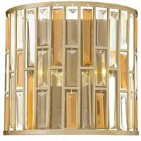 HKGEMMAA SL Gemma Light Silver Leaf Flush Wall Light
