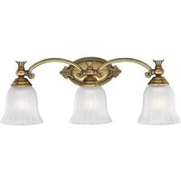 HKFRANCOI BATH Francoise Light IP Burnished Brass Bathroom Above Mirror Light
