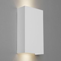 Astro Pella GU Minimalist Double Wall Light in Plaster Finish