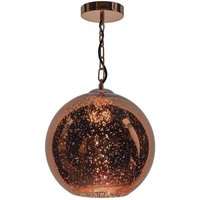 Dar SPE Speckle Light Copper Finished Glass Ceiling Pendant light