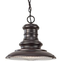 Elstead FEREDDINGM RB Redding Station Light Medium Chain Ceiling Light In Restoration Bronze