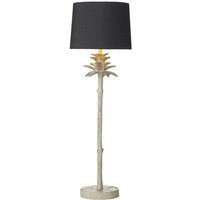 David Hunt Lighting CAB Cabana One Light Table Lamp In Cream And Gold