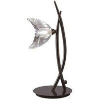 Mantra MBC Eclipse Light Tall Table Lamp In Black Chrome - H: mm