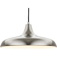 Firstlight BS Curtis One Light Ceiling Pendant Light In Brushed Steel