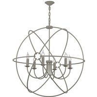 David Hunt Lighting ORB Orb Light Ceiling Pendant in Ash Grey