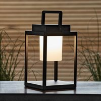 Endon Voyage Outdoor Rechargeable Table Lamp In Matt Black Finish IP