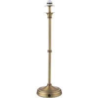 Dar Lighting Dahl Rechargeable LED Table Lamp In Matt Antique Brass