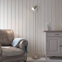 Endon Classic Flexi Floor Lamp Base In Bright Nickel Finish