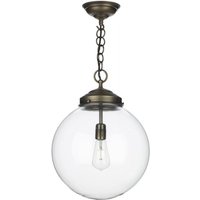 David Hunt Lighting FAI Fairfax Light Pendant Ceiling Light In Solid Antique Brass, Fitting Only