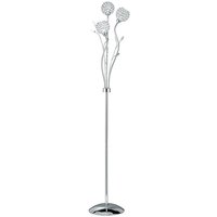 Searchlight CC Bellis II ChromeGlass Light Floor Lamp