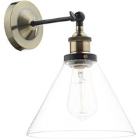 Dar RAY RAY Light Clear Glass Wall Light