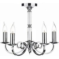 Dar MUR Murray Light Chrome Ceiling Pendant