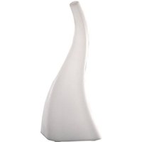 Mantra M Flame Light Small Outdoor Table Lamp In Opal White - Height: mm
