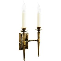 Hampton Traditional Solid Brass Light Wall Light - product_finish:Polished Brass