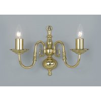Impex Traditional Flemish Light Polished Brass Wall Bracket - product_finish:Polished Brass