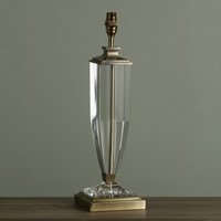 Laura Ashley Carson Antique Brass Crystal Extra Large Table Lamp Base