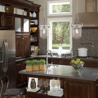 QZPENNSTATM BN Brushed Nickel Penn Station Large Ceiling Pendant Light