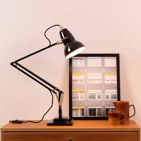 Original BRASS Desk Lamp in Jet Black