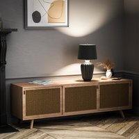 Quintiesse QN-BEEY-TL-BKPN Bexley Modern Table Lamp In Black And Polished Nickel