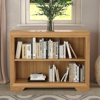 Tilt % Solid Oak Small Bookcase