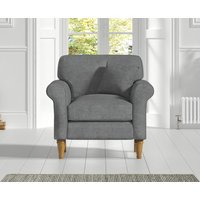 Darwin Charcoal Grey Fabric Armchair