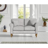 Darwin Light Grey Fabric Two Seater Sofa